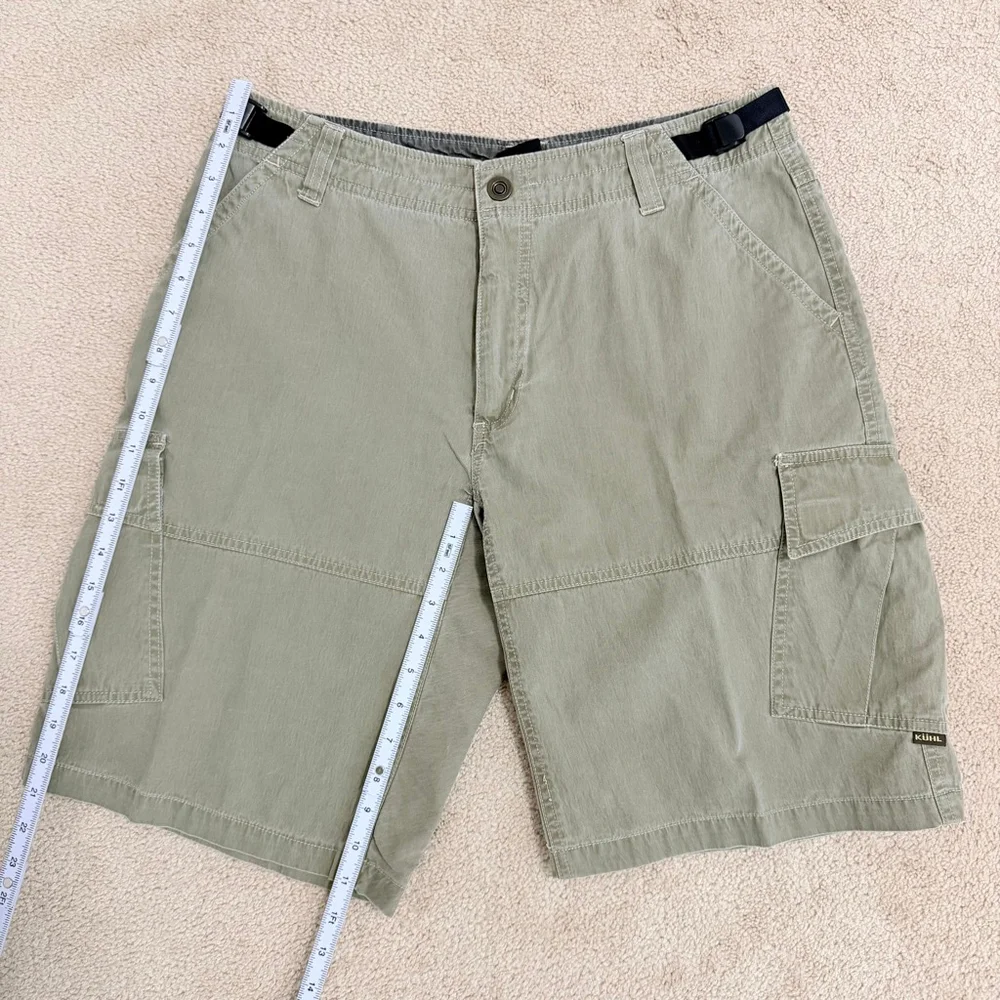 KÜHL Khaki Canvas Cargo Shorts Men's Medium